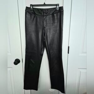 Vintage John Carlisle Black Leather Pants Classic Gift Party Punk Retro Rock Y2K